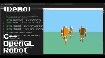 OpenGL Practice 7, Robot, Demo