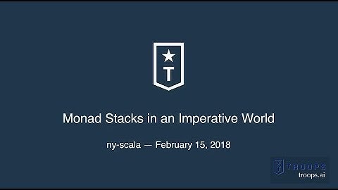 Monad stacks living in an imperative world (Using monads in Scala)