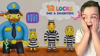 Dad and Daughters 12 Locks   Trapped in the Jail