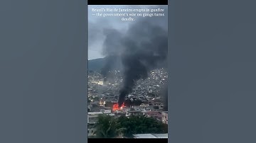 Full Scale Clash in Brazil | 60+ Killed as Police Raid Rio’s Gang Strongholds