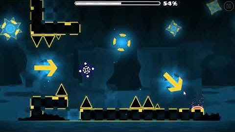 Daily level #167 (Missed) Capacitor - by Gravitype (harder 6 stars) [all coins] 100%