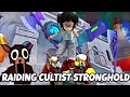 How to Raid the CULTIST STRONGHOLD in 99 Nights in the Forest (CORRUPTED ITEMS)#99NightsInTheForest