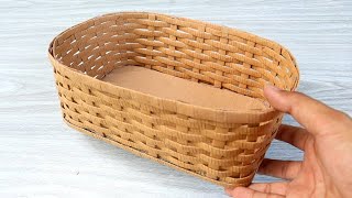 AMAZING BREAD BASKET CARDBOARD | Handmade Cardboard Recycle | Cardboard Craft Ideas | Arts & Crafts