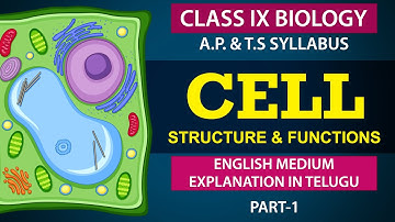 #Cell its Structure & Functions Intro | Telugu Explanation |9th biology Cell | AP & TS Syllabus