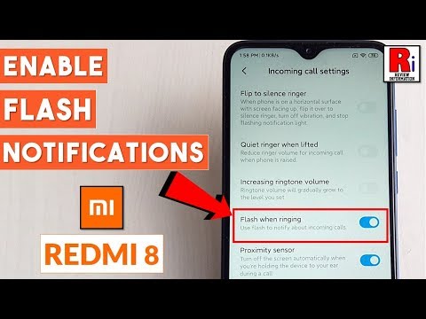 How To Enable Flash Notifications On Xiaomi Redmi 8