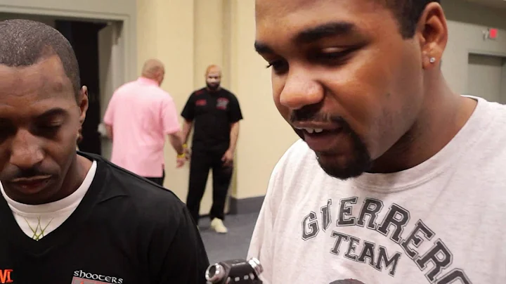 Postfight interview with ex pro boxer Michael Warr...