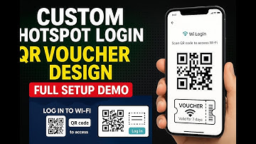 TP-Link Omada Custom Hotspot Login Page + QR Code Voucher Design | WiFi Portal Setup 2025