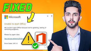 How to Fix Unable to Start Office Error Code 147-0 - We Couldn