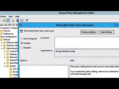 How To Disable USB Devices Using Group Policy Windows Server 2012