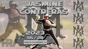 2023 Jasmine Contreras Shortstop and Second Base Softball Skills Video - Firecrackers