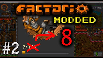 Factorio 0.17 - Lazy Bastard Achievement Hunting - Modded: Ep.2 - Magic Number 8!
