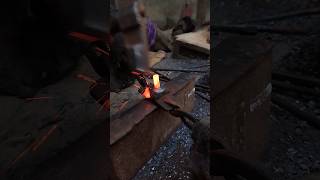 Hard Blacksmith Work 🔥Making Nails by Hands# blacksmith #Ironwork#handmade#hardwork#short
