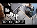 DIC : DIY Camping Camera Tripod Table : 三脚テーブル : ทำโต๊ะแคมป์ปิ้งด้วยขาตั้งกล้อง