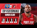 39 PTS, 5 REB, 8 AST & 6 3PM For Damian Lillard In Trail Blazers W!