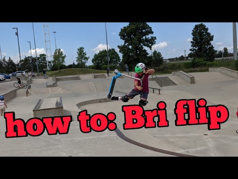 how to briflip on a scooter