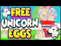 This SECRET LOCATION Gets You FREE UNICORN EGGS in Adopt Me!! Roblox! PREZLEY