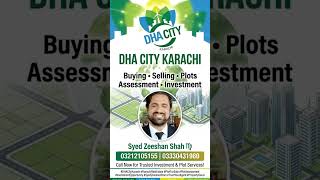 Dha City Karachi Best Investment Time 💯 Percent Safe Secure Investment Project Contact 03212105155