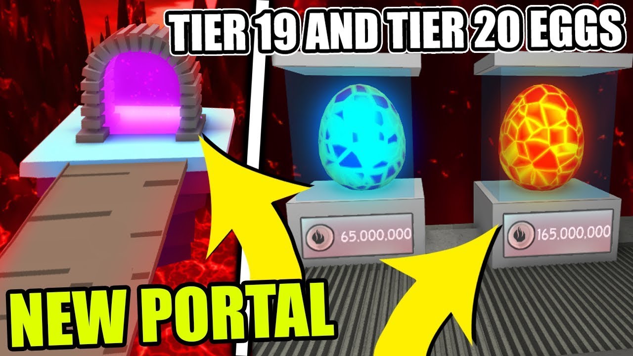 Secret Portal Tier 19 20 Eggs And 4 Areas In Pet Simulator Update Leak Roblox Youtube