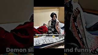 demon slayer cute and funny moments🤣 pt14 #animeedits #cosplay #shorts #demonslayer