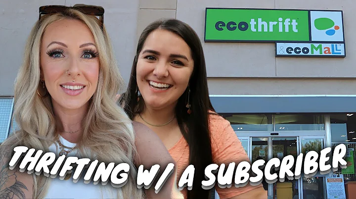 THRIFT SHOPPING WITH A SUBSCRIBER | THRIFTING SUMM...