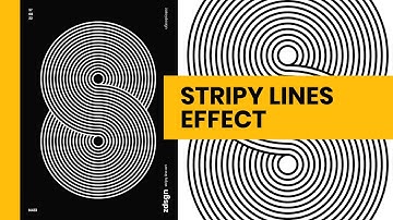 Inkscape Tutorial: Create Geometric Stripy Lines Effect