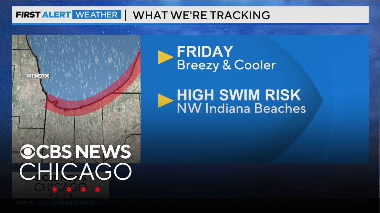 Breezy and cooler in Chicago on Friday - YouTube