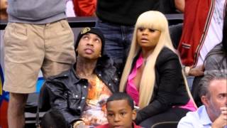 Tyga & Blac Chyna At The Clippers Game