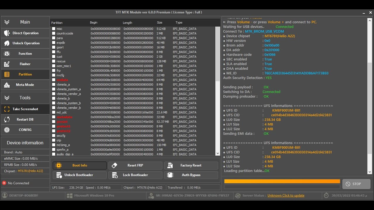 Tft tool. TFT MTK Module v3.5.