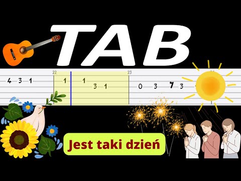 🎸 Jest taki dzień/Dzień jeden w roku (Czerwony gitary) - melodia TAB (gitara)🎵 TABY I NUTY W OPISIE🎼
