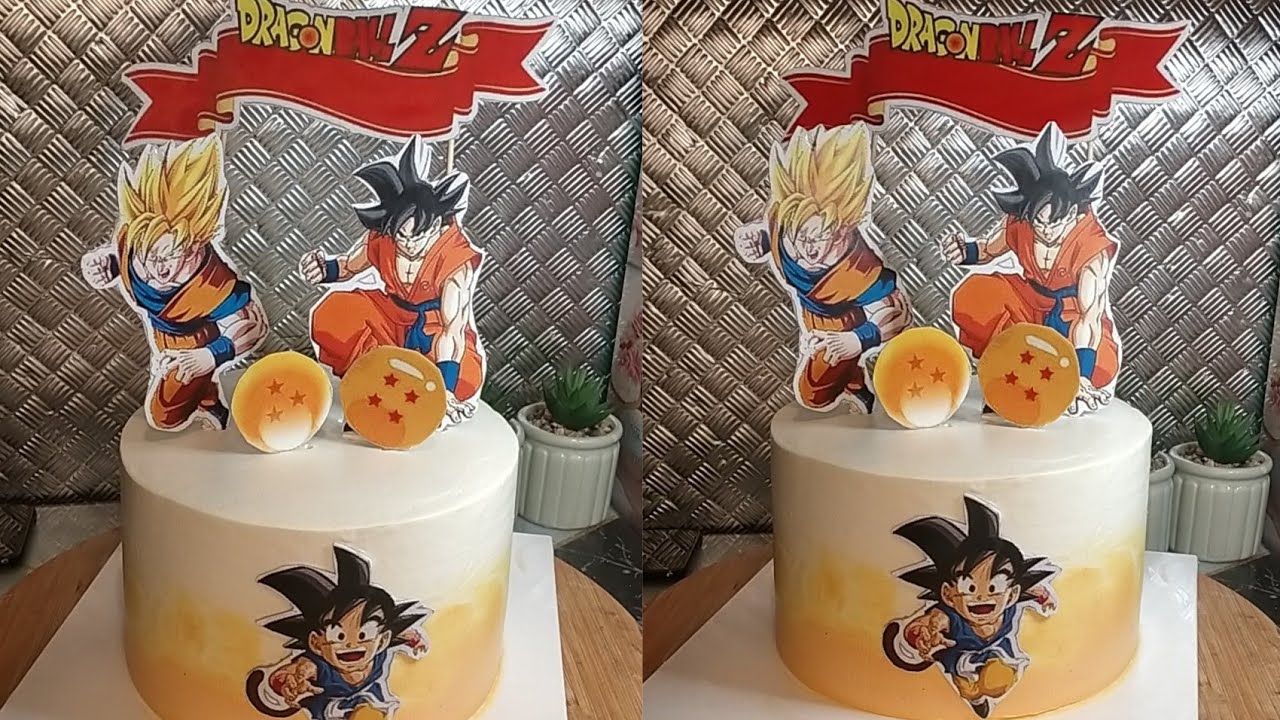 Comment Decorer Votre Gateau Dragon Ball Z Pour Les Debutants Youtube