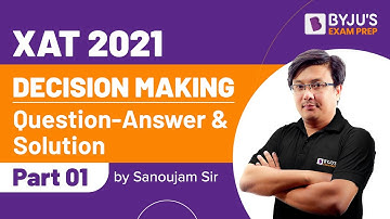 XAT 2021 Questions with Solutions | Decision Making Solutions Discussed | Sanoujam | Gradeup