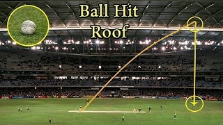 12 runs on 1 ball | Ball hits the roof top | shahid afridi | Mike hussey screenshot 1