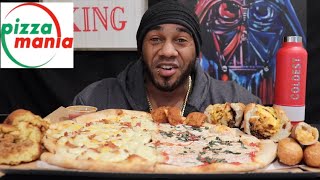 Mukbang | Highest Rated Pizza Pt. 2 - Pizza Mania, Garfield, NJ screenshot 4