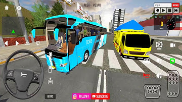 IDBS Simulator Bus Lintas Sumatera - #6 Android Games Gameplay 2021 | Bus Driving on Highway