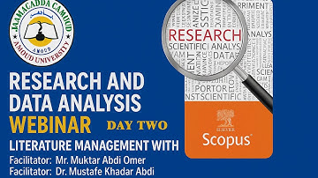 Mastering Research & Data Analysis – Webinar Day 2 (Amoud University)
