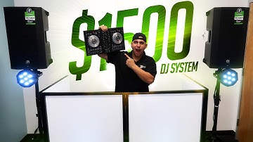 🔥 Complete Pro DJ System, under $1500 | How to  Setup Your Mobile DJ System