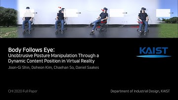 [CHI 2020] Body Follows Eye: Unobtrusive Posture Manipulation Through A Dynamic Content Position...