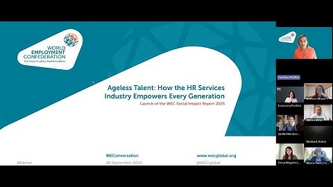 WEConversations | Ageless Talent: How the HR Services Industry Empowers Every Generation