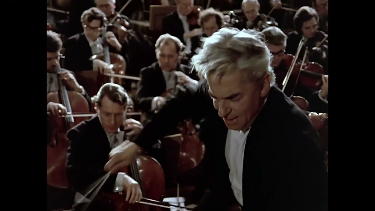 Von Karajan, God on the stage.
