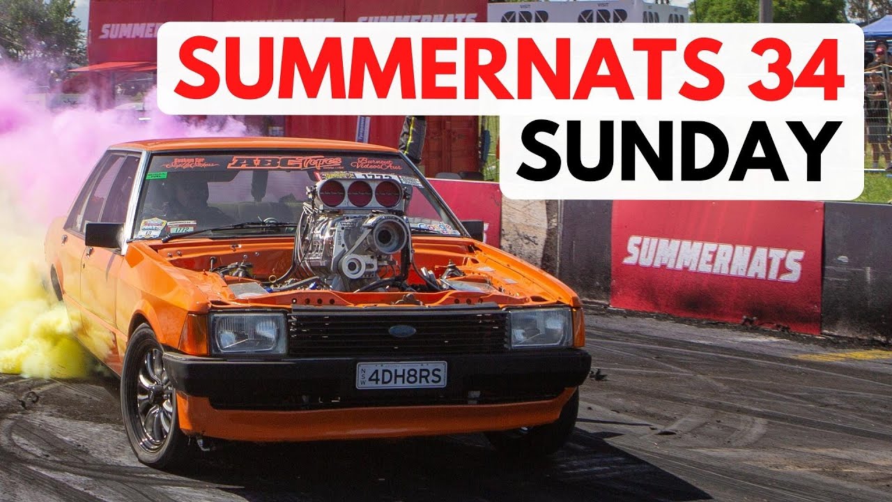Summernats 34 Sunday with JBens Grand Champion, Cruising and Burnout
