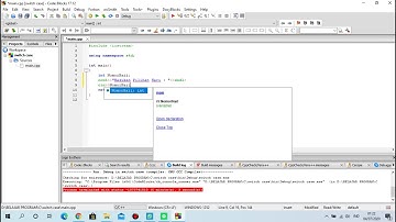 Tutorial Switch Case Pada Bahasa C++ (Tugas TPT 2)