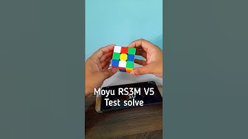 Moyu RS3M V5 review #solve #rs3mv5 #sfs #shorts