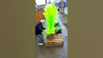 Elderly Couple Hit by Green Paint Explosion! (Caught on Ring Camera) 💥💚