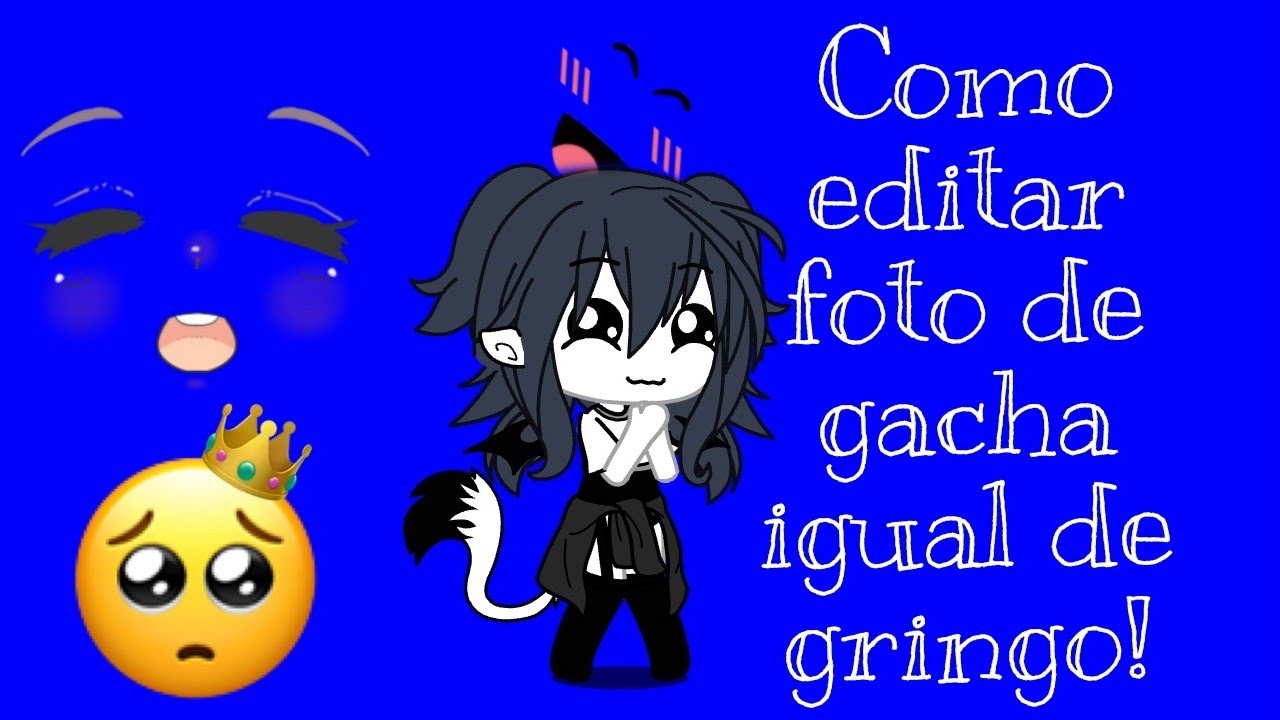 como editar foto de gacha igual de gringo! ♡ 