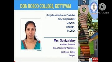 B.Com CA Semester 3 - Lecture 1.8 - Graphs in latex