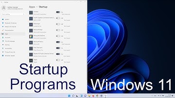Enable or Disable Startup Apps in Windows 11