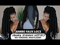 CHUNKY Faux Locs Tutorial | Jumbo Sized | Rihanna Inspired