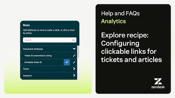 Explore recipe: Configuring clickable links for tickets and articles