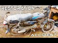 Accidental Honda SR-7 Model Full Restoration 2024 Model Bike