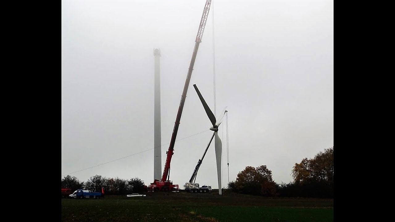 A sad day :-( Südwind S46 wind turbine is dismantled after 20 years Part 1